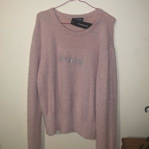 Bebe rose pink sweater